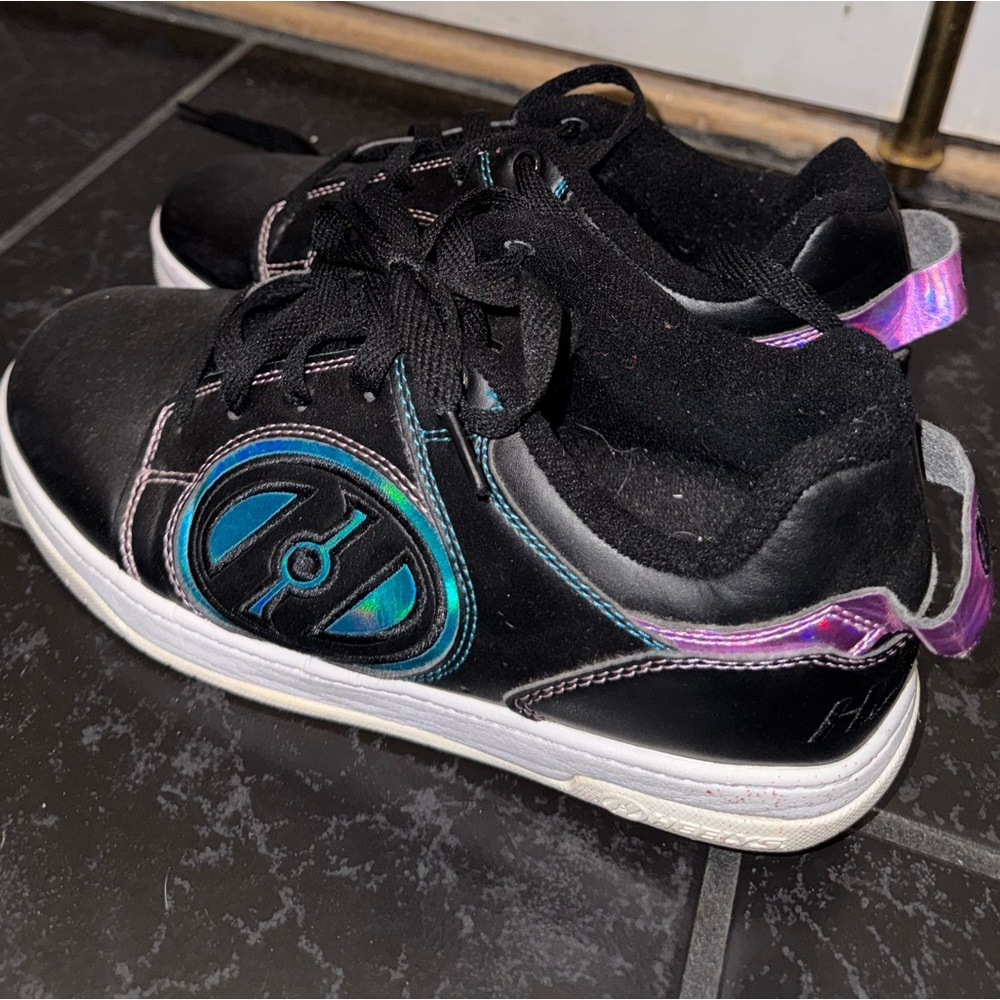 Women’s Heelys Black with Iridescent Accents